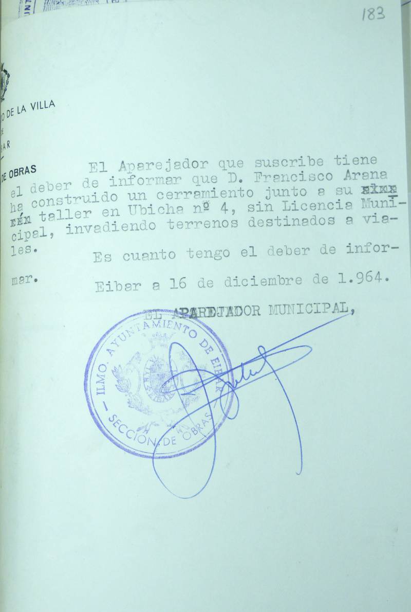 53a910Ubitxa Francisco Arana Signature 6920.10_1965 Francisco Arana_Depósito chatarra 1-Escrito aparejador.JPG