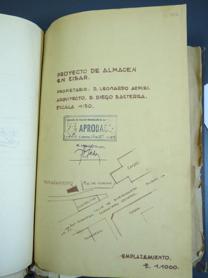 18a105Iparragirre Leonardo Azpiri Signature 6870.41_1950 Leonardo Azpiri constr edificio 2-Emplaamiento.JPG