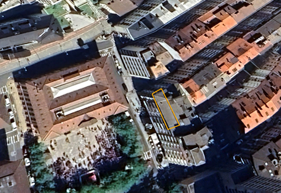 Alfontso XIII Pabelloiaren kokapen hurbila